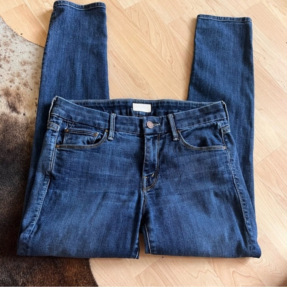 MOTHER The Looker Crop in Flowers From The Storm Jeans ‎ Size 26